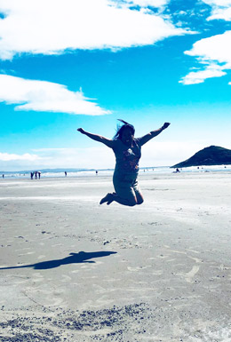 Happy jump