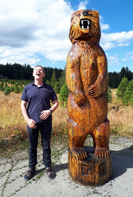 Happy bear at Nanaimo